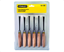Stanley 16-120 Wood Carving Set Chisels